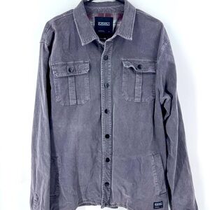 Ezekiel Gray lightweight Corduroy Shirt Jacket- Casual Fit